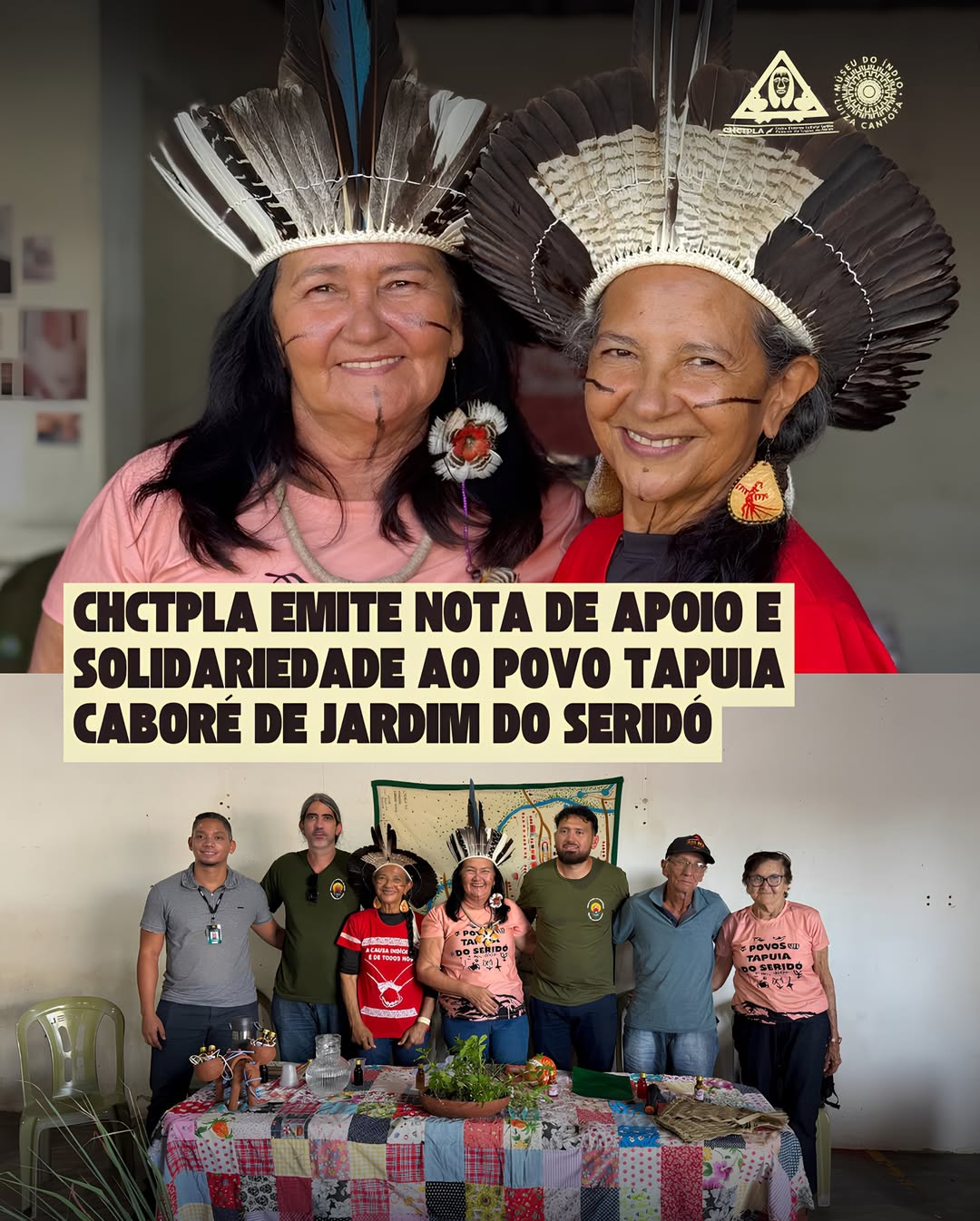 Representantes dos povos Tapuia Paiaku e Tapuia Caboré reafirmam união e resistência na luta pelos direitos indígenas no Seridó Potiguar.